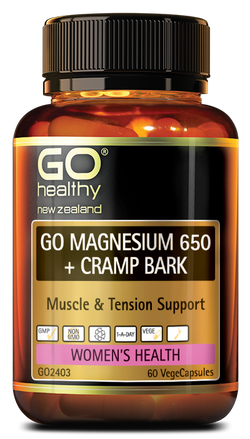 GO Magnesium 650+ Cramp Bk 60vcaps