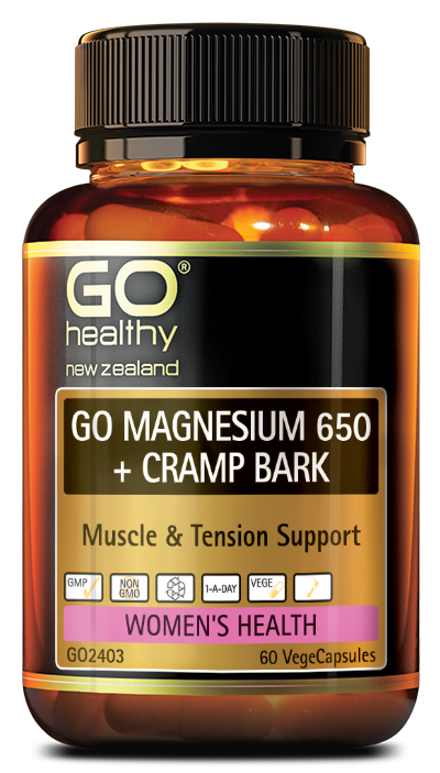 GO Magnesium 650+ Cramp Bk 60vcaps