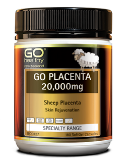 GO Placenta 20000mg 180 S/Gel Cap