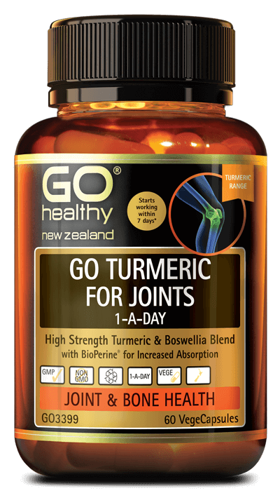 GO Turmeric for Joints 1ADay 60Vcap
