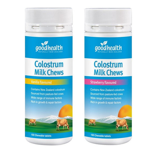 Good Health Colostrum Chew Vanilla 150tabs