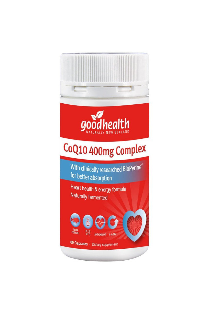 GOOD HEALTH CoQ10 400mg 60 Capsules