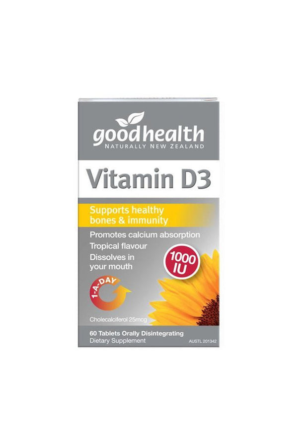 GHP Vitamin D3 1000IU 60tabs