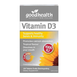 GHP Vitamin D3 1000IU 120tabs