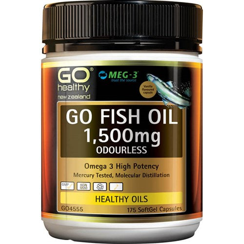 GO Fish Oil 1500mg 175 Caps