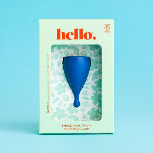 HELLO High Cervix Cup Bright Blue S