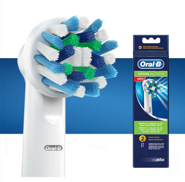 ORAL B Cross Action Refill 2pk