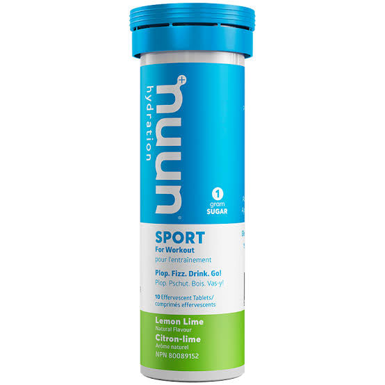 NUUN Sport Lemon Lime Tabs 10s