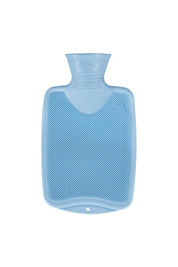 FASHY 6401-51 Hot Water Bottle Single Rib Light Blue 0.8L