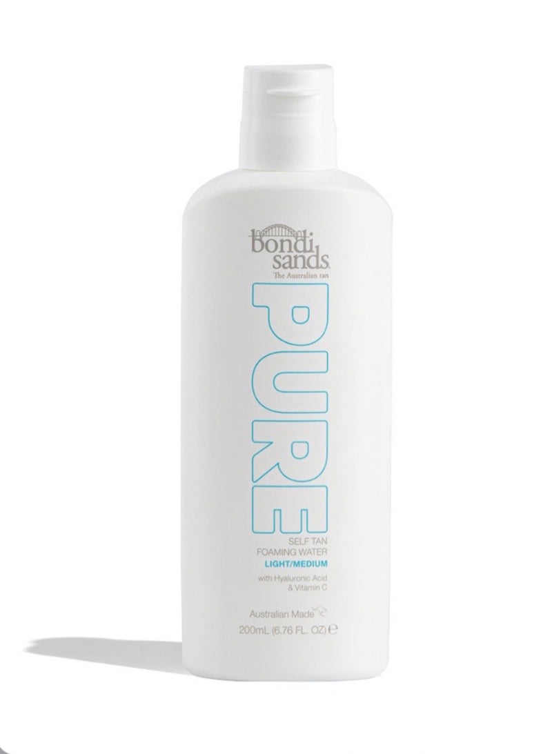 BONDI SANDS Pure Self Tan Foaming Water Light/Medium 200ml