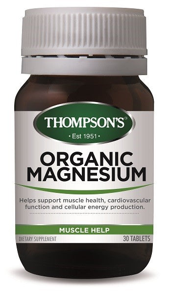 Thompson's Organic Magnesium 30tabs