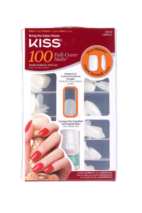 KISS 100 Nail Short Square Full