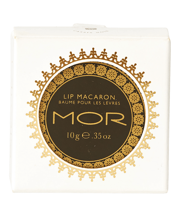 MOR Lip Macaron Cassis Noir 10g Box