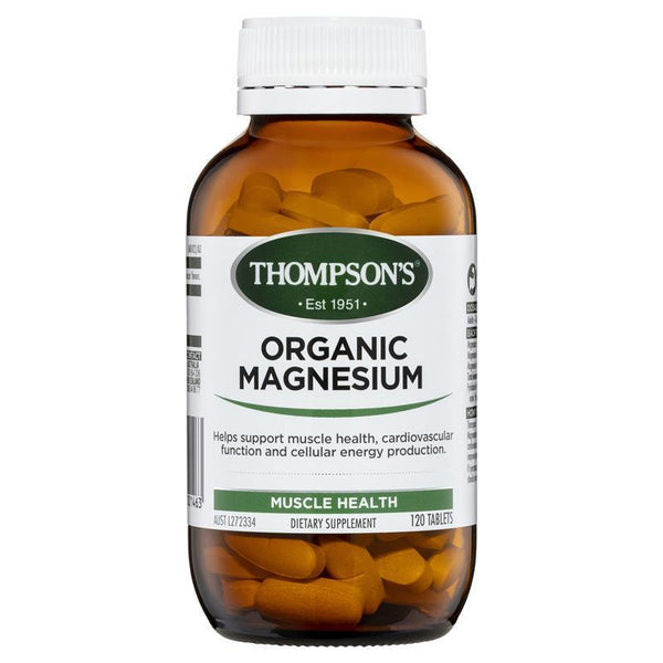 Thompson's Organic Magnesium 120tabs