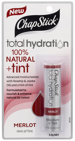 CHAPSTICK Total Hydration Tinted Lip Balm Merlot 3.5g