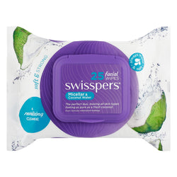 SWISSPERS Facial Wipes Micellar & Coconut Water 25