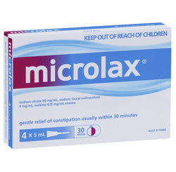 MICROLAX Micro enemas 4pk