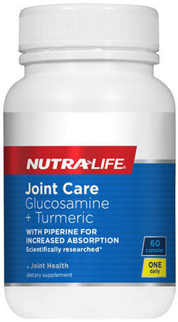 Nutra-Life Joint Care 1 a Day Glucosamine +Turmeric 60 caps