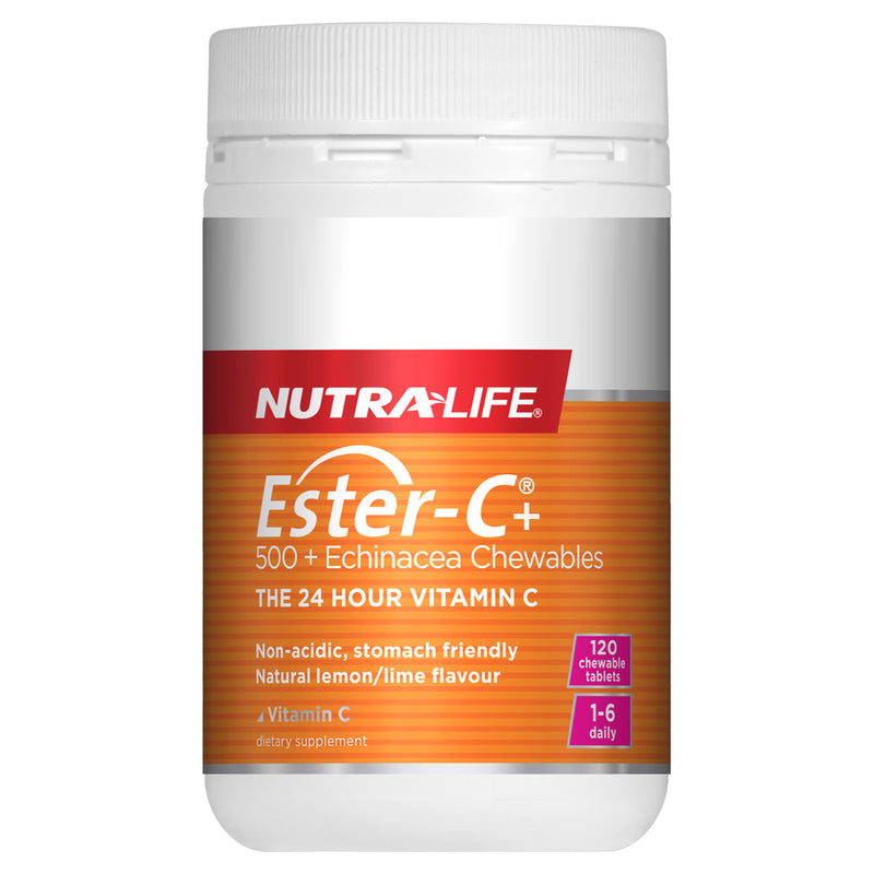 NL Ester C 500mg Echinacea Chew 120