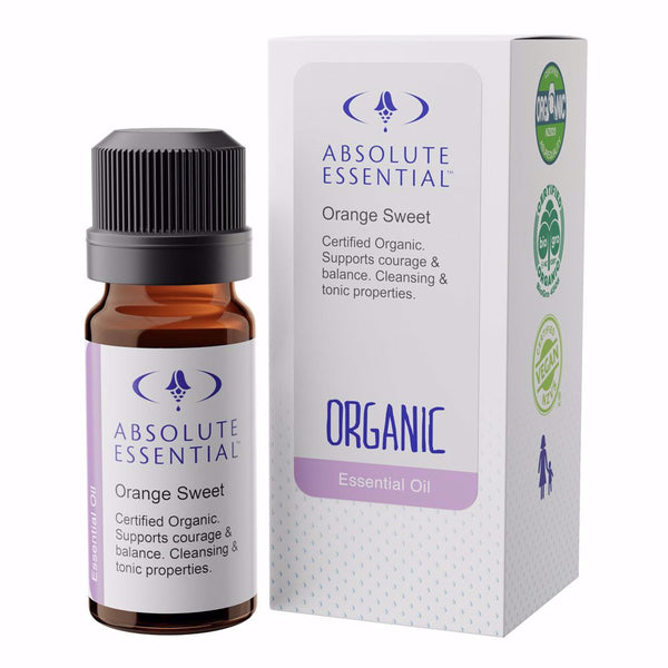 Absolute Essentials Orange Sweet Oil Organic 10ml