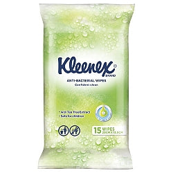 KLEENEX Wipes Anti-Bacterial 15pk