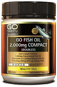 GO Fish Oil 2000mg Compact 200cap