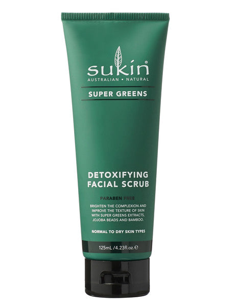 SUKIN S/Grn Detox Face Scrub 125ml