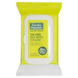 THURSDAY PLANTATION Tea Tree Face Wipes Acne 25pk