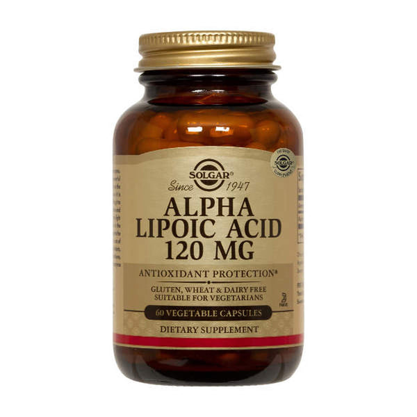 SOLGAR Alpha Lipoic Acid 120mg 60