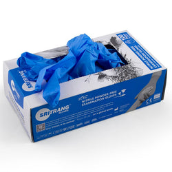 SRITRANG Disposable gloves Ocean Blue 100 - SIZE LARGE