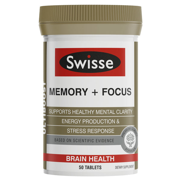 SWISSE UB Memory & Focus 50tabs