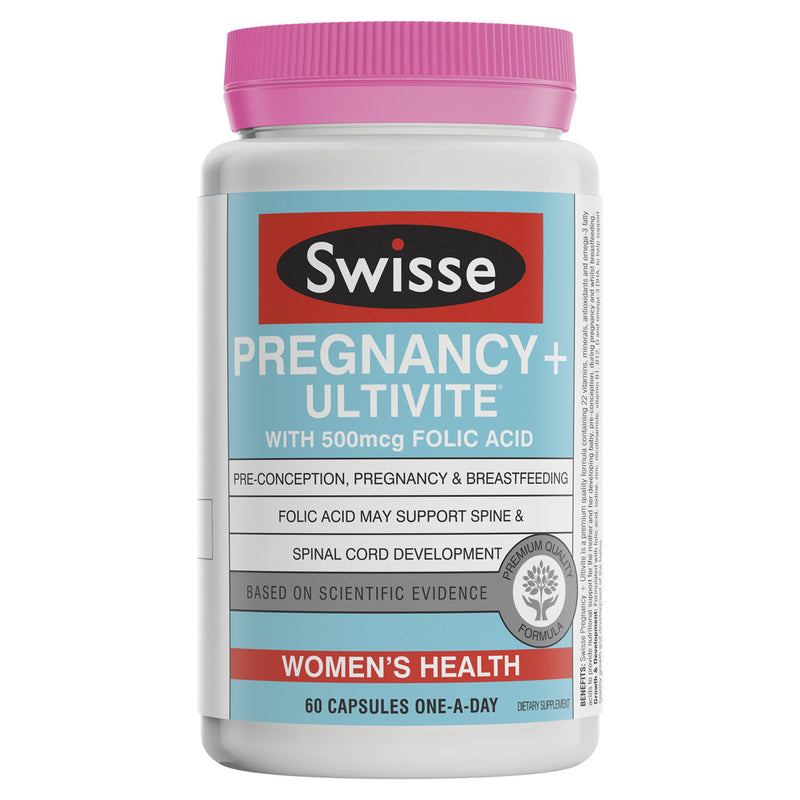 SWISSE Pregnancy + Ultivite 60caps