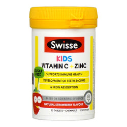 SWISSE Kids Vitamin C & Zinc 50tabs
