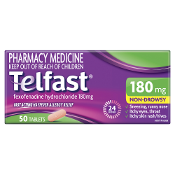 TELFAST Tablets 180mg 50tabs