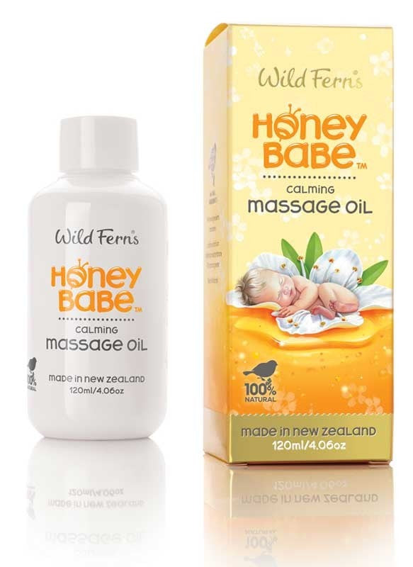 Wild Ferns Honey Baby Massage Oil 120ml
