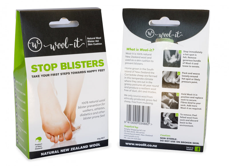 Wool-It Stop Blisters Box 30g
